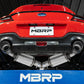 Fits 2013-2016 Scion FR-S 3in. Cat Back; Dual Split Rear; T304; BE Tip-S48043BE