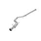 Fits 2022-24 Subaru WRX 3" Cat Back, Single Rear Exit, Aluminized Steel-S4809AL