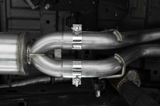 Fits 2022-23 Silverado 1500 3" Cat Back 2.5" Dual Split Rear Turn Down-S5006304