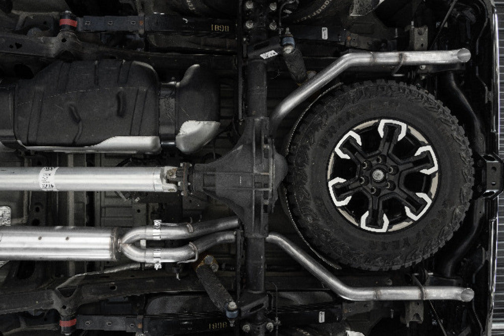 Fits 2022-23 Silverado 1500 3" Cat Back 2.5" Dual Split Rear Turn Down-S5006304