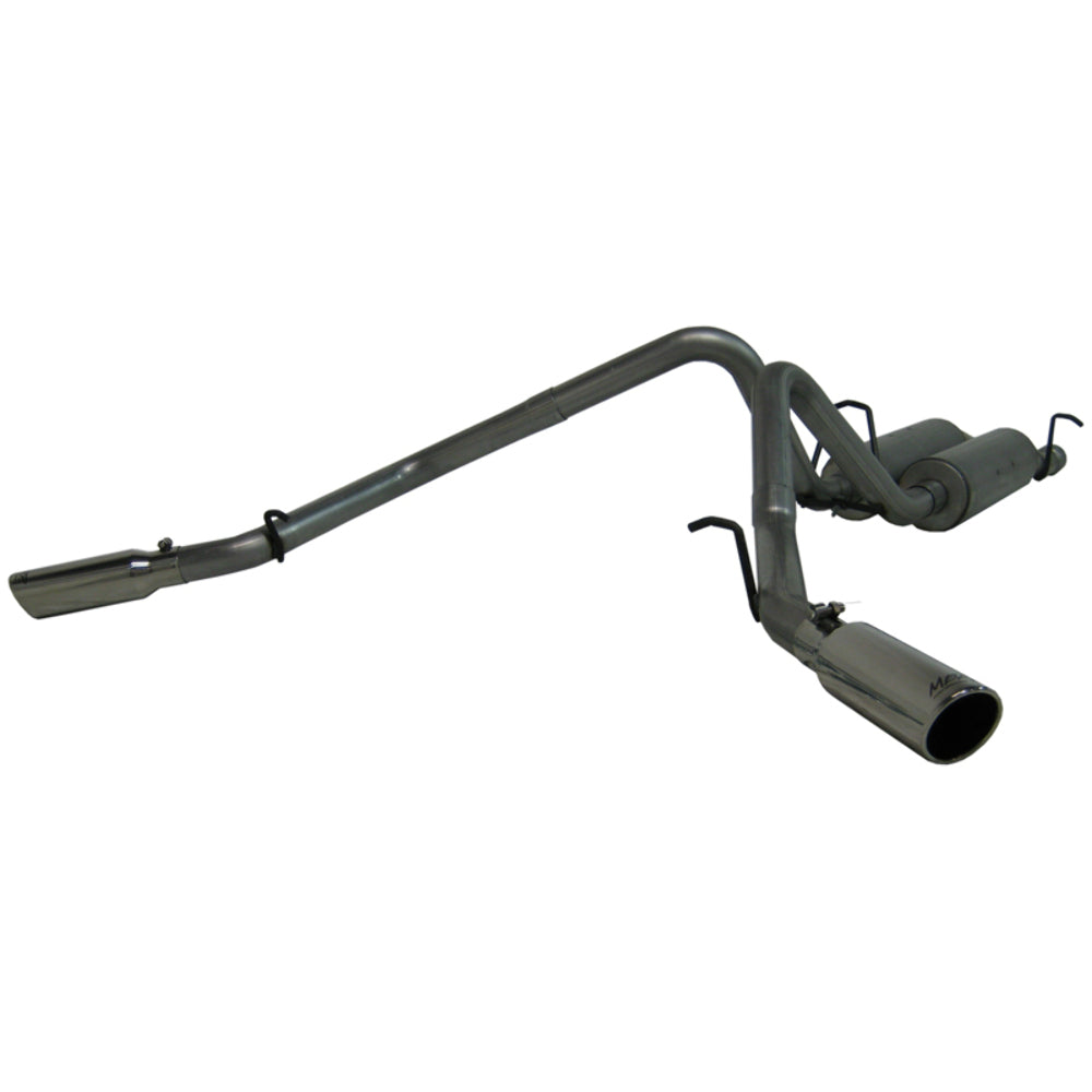 Fits 2007 Silverado 2500 HD Classic 2 1/2" Cat Back Dual Split Side-S5012AL - Cat Back Exhaust Car Part People