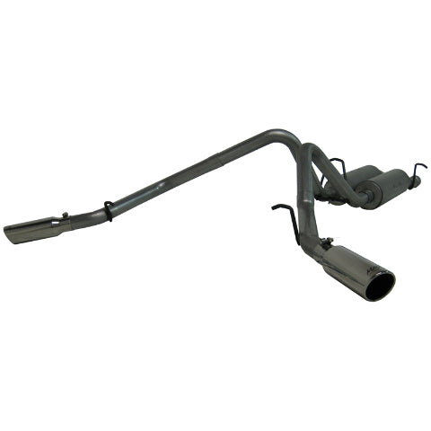 Fits 2007 Silverado 2500 HD Classic 2 1/2" Cat Back Dual Split Side-S5012AL
