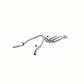 Fits 2007 Silverado 2500 HD Classic 2 1/2" Cat Back Dual Split Side-S5012AL - Cat Back Exhaust Car Part People