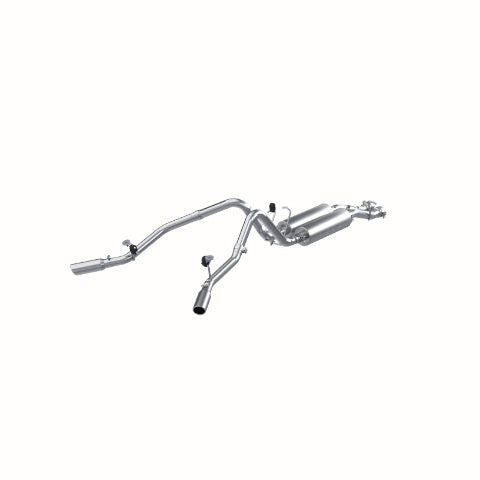 Fits 2007 Silverado 2500 HD Classic 2 1/2" Cat Back Dual Split Side-S5012AL