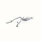 Fits 2007 Silverado 2500 HD Classic 2 1/2" Cat Back Dual Split Side-S5012AL