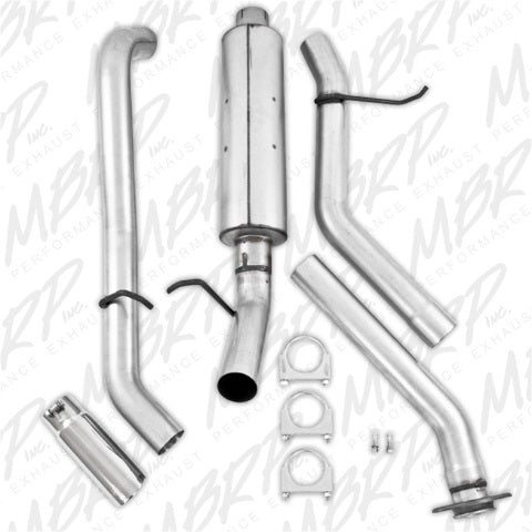 Fits 2007 Chevrolet Silverado 1500 Classic 3" Cat Back; Single Side; AL-S5014AL