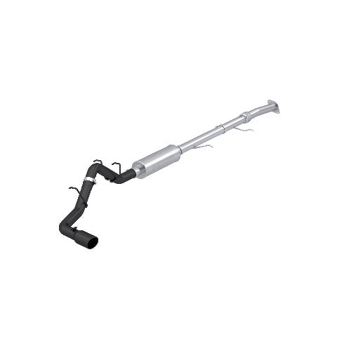 Fits 2023-2024 Chevrolet Colorado 3in. Cat Back; Single Side; BLK - S5015BLK