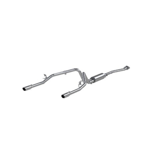 Fits 03-06 Chevrolet Silverado 1500 2 1/2" CatBack Dual Split Rear T409-S5016409 - Cat Back Exhaust Car Part People