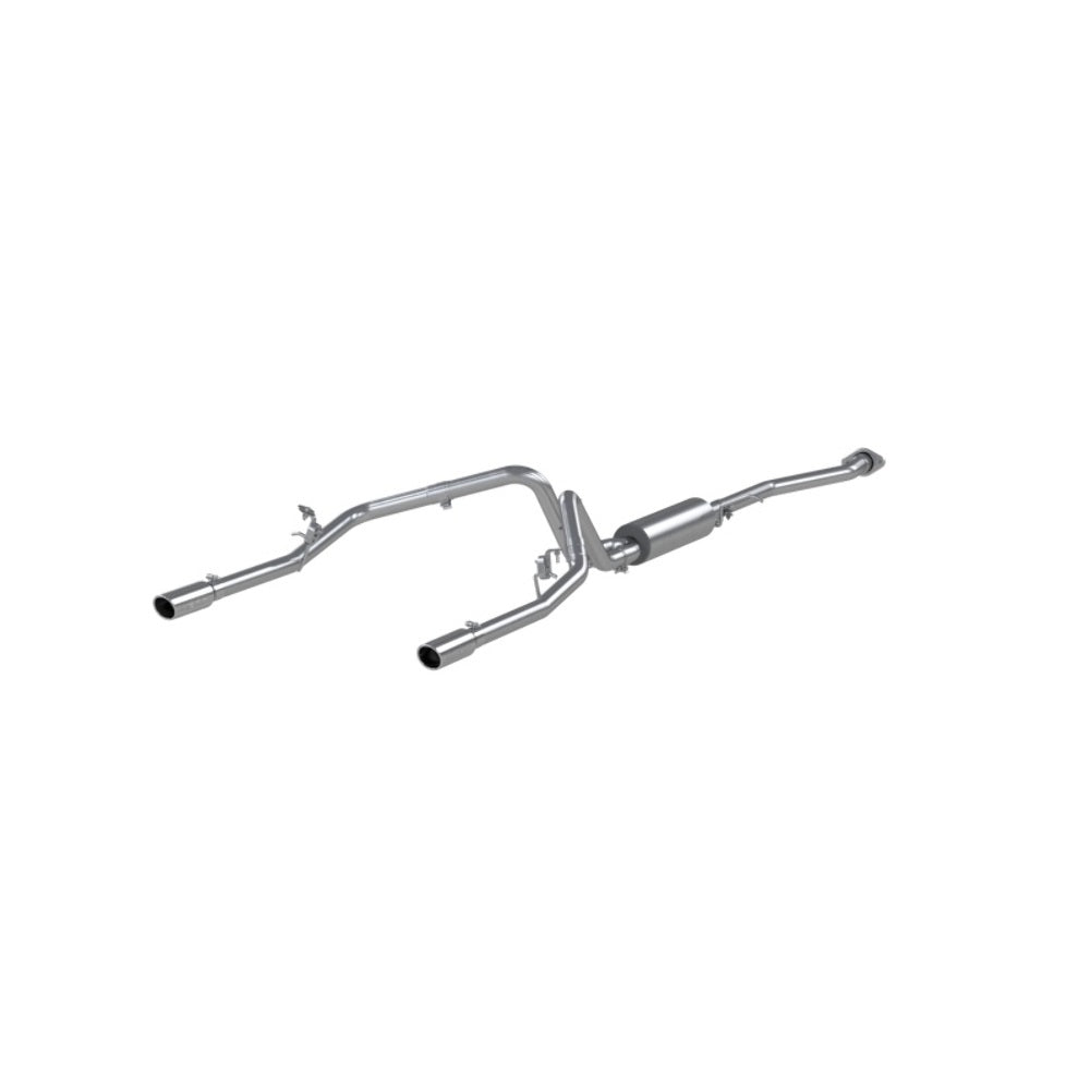 Fits 03-06 Chevrolet Silverado 1500 2 1/2" CatBack Dual Split Rear T409-S5016409 - Cat Back Exhaust Car Part People