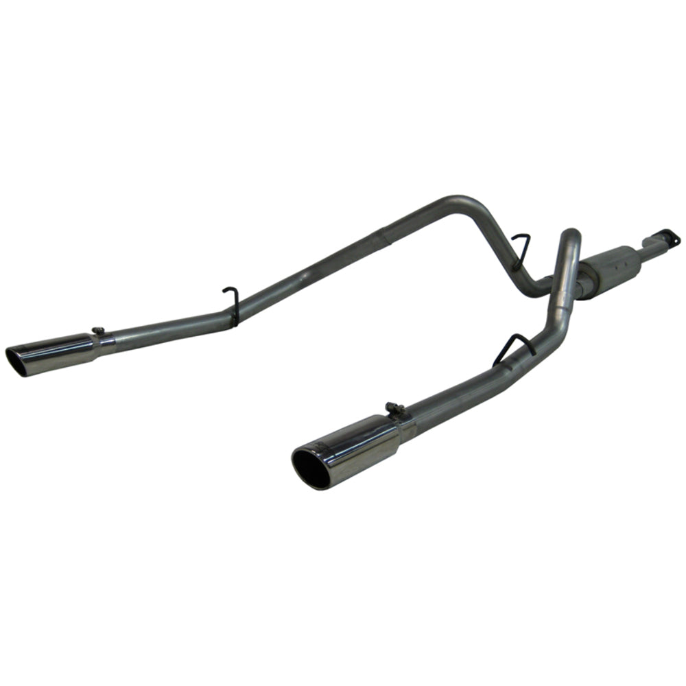 Fits 07 Chevrolet Silverado 1500 Classic 2 1/2" Cat Back Dual Split Rear-S5016AL - Cat Back Exhaust Car Part People