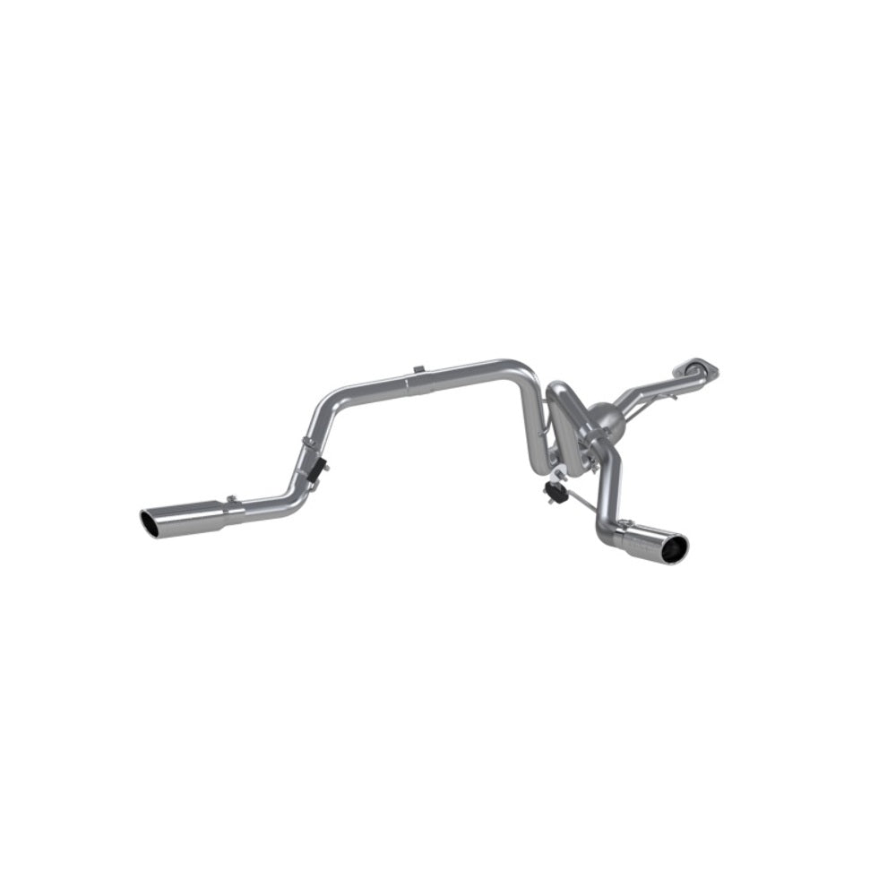 Fits 07 Chevrolet Silverado 1500 Classic 2.5 Cat Back Dual Split Side AL-S5018AL - Cat Back Exhaust Car Part People