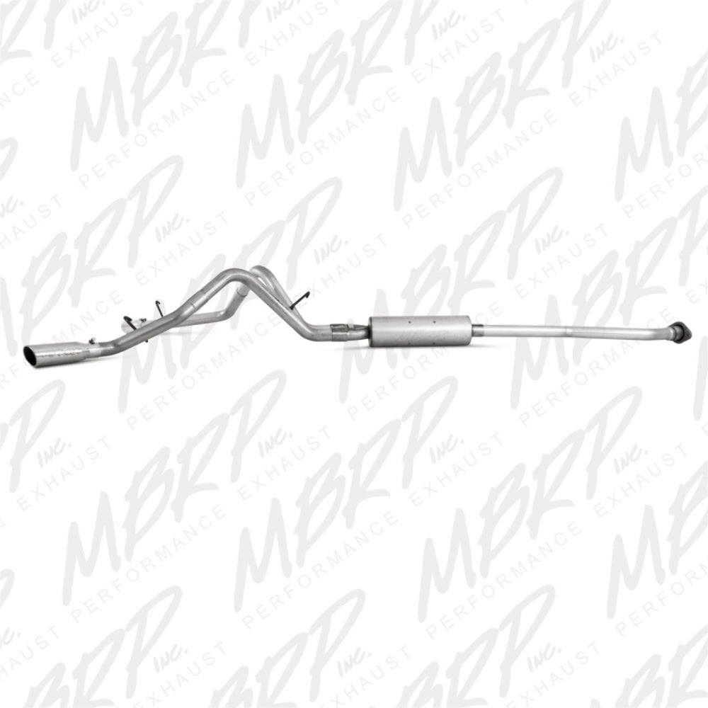 Fits 07 Chevrolet Silverado 1500 Classic 2.5 Cat Back Dual Split Side AL-S5018AL - Cat Back Exhaust Car Part People