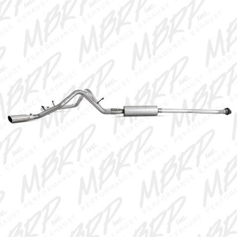 Fits 07 Chevrolet Silverado 1500 Classic 2.5 Cat Back Dual Split Side AL-S5018AL