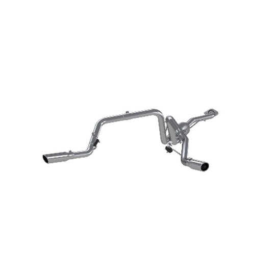 Fits 07 Chevrolet Silverado 1500 Classic 2.5 Cat Back Dual Split Side AL-S5018AL - Cat Back Exhaust Car Part People