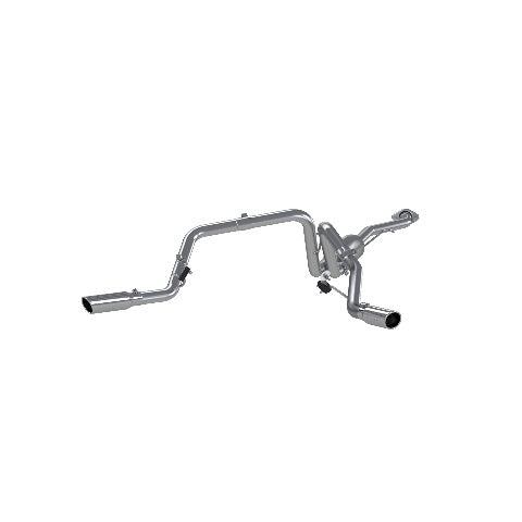 Fits 07 Chevrolet Silverado 1500 Classic 2.5 Cat Back Dual Split Side AL-S5018AL