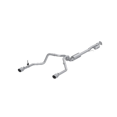 Fits 2019-2024 Chevrolet Silverado 1500 3" Cat Back; 2.5" Dual Rear; AL-S5021AL