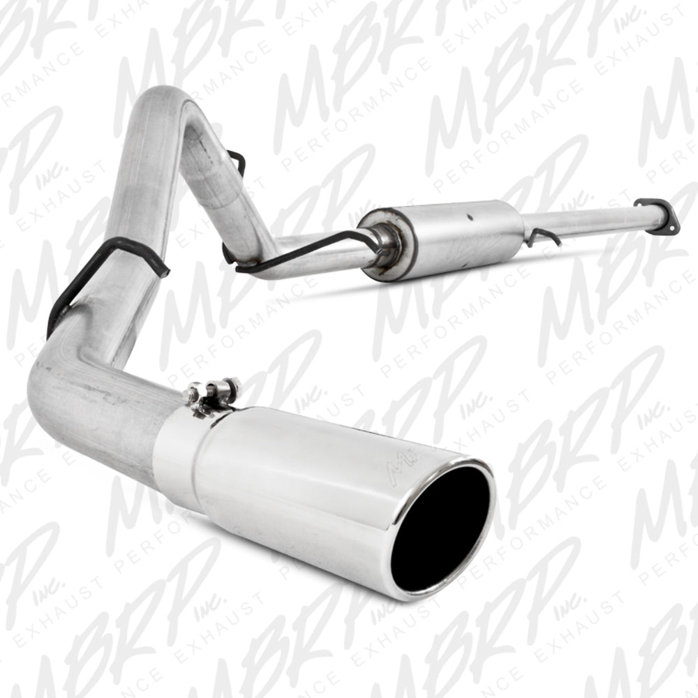 Fits 2007 Chevrolet Silverado 1500 3in. Cat Back; Single Side; AL - S5036AL - Cat Back Exhaust Car Part People