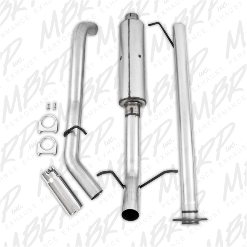 Fits 2007 Chevrolet Silverado 1500 3in. Cat Back; Single Side; AL - S5036AL - Cat Back Exhaust Car Part People