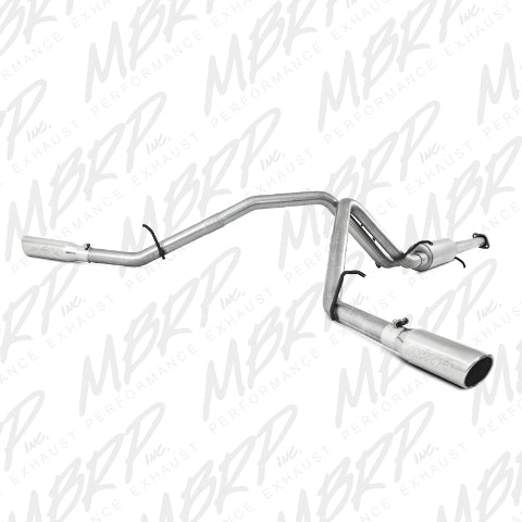 Fits 2007 Chevrolet Silverado 1500 2 1/2" Cat Back; Dual Split Side; AL-S5038AL