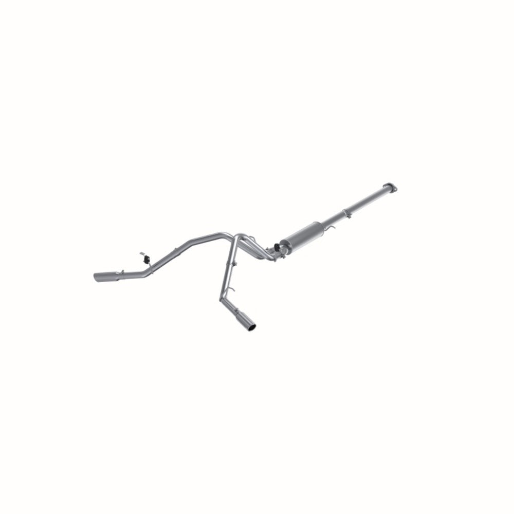 Fits 2007 Chevrolet Silverado 1500 2 1/2" Cat Back; Dual Split Side; AL-S5038AL - Cat Back Exhaust Car Part People