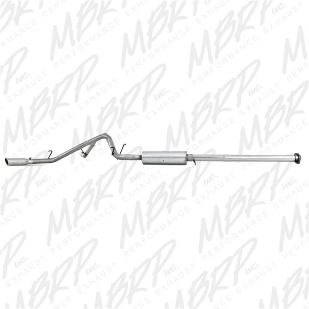 Fits 2007 Chevrolet Silverado 1500 2 1/2" Cat Back; Dual Split Side; AL-S5038AL - Cat Back Exhaust Car Part People