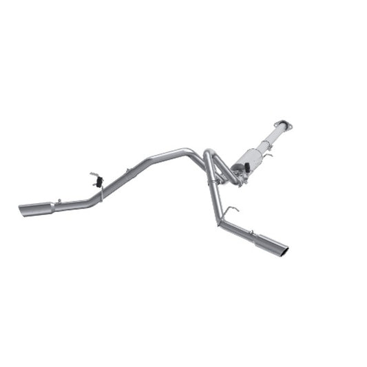Fits 2007 Chevrolet Silverado 1500 2 1/2" Cat Back; Dual Split Side; AL-S5038AL - Cat Back Exhaust Car Part People