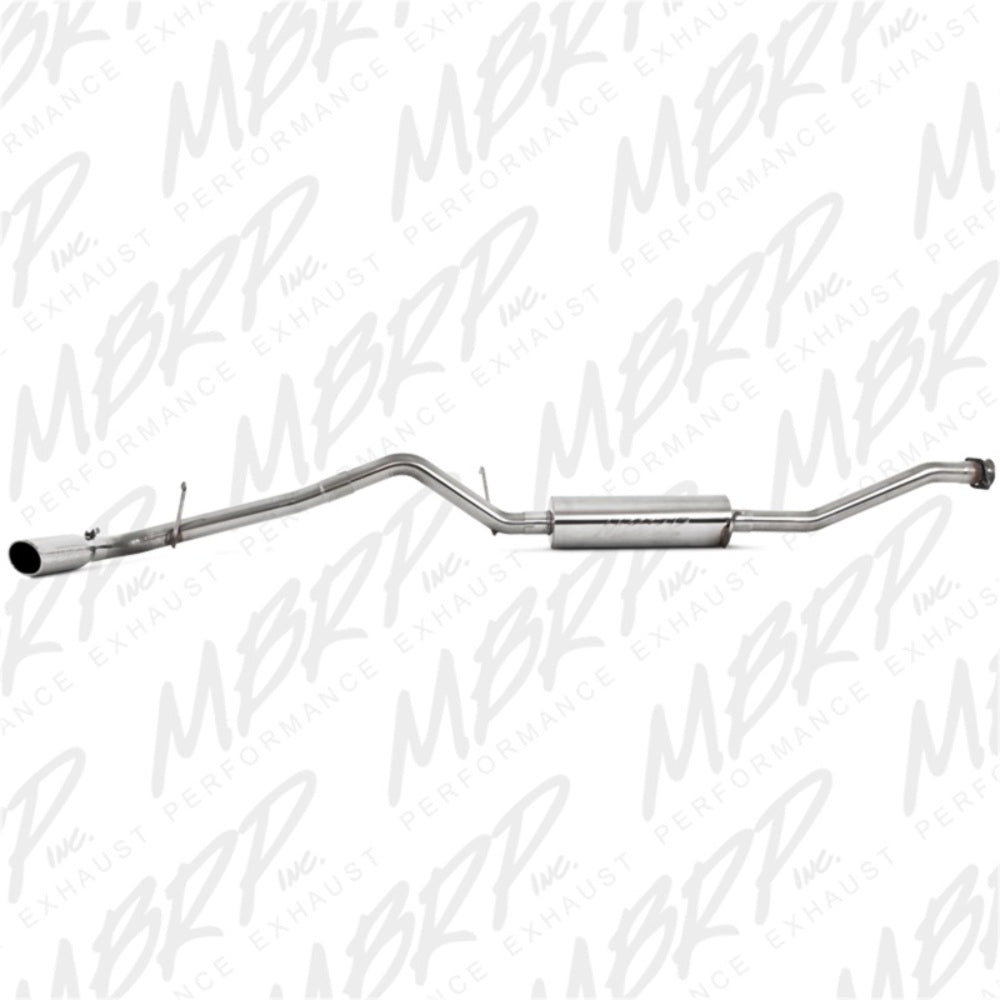 Fits 2009-2012 Chevrolet Colorado 2 1/2in. Cat Back; Single Side; T409-S5046409 - Cat Back Exhaust Car Part People