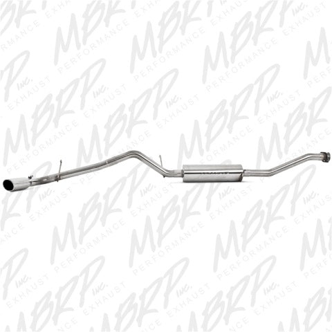 Fits 2009-2012 Chevrolet Colorado 2 1/2in. Cat Back; Single Side; T409-S5046409