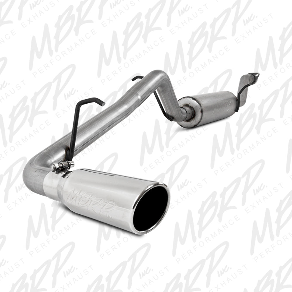 Fits 2004-2006 Chevrolet Colorado 2 1/2in. Cat Back; Single Side; AL - S5046AL