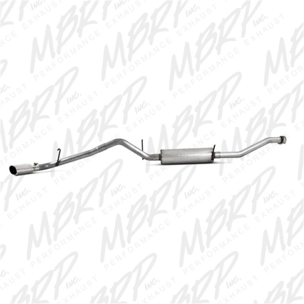 Fits 2004-2006 Chevrolet Colorado 2 1/2in. Cat Back; Single Side; AL - S5046AL