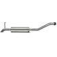 Fits 07-08 Chevrolet Colorado 2 1/2" Cat Back; Before Axle Turn Down; AL-S5052AL
