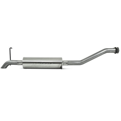 Fits 07-08 Chevrolet Colorado 2 1/2" Cat Back; Before Axle Turn Down; AL-S5052AL