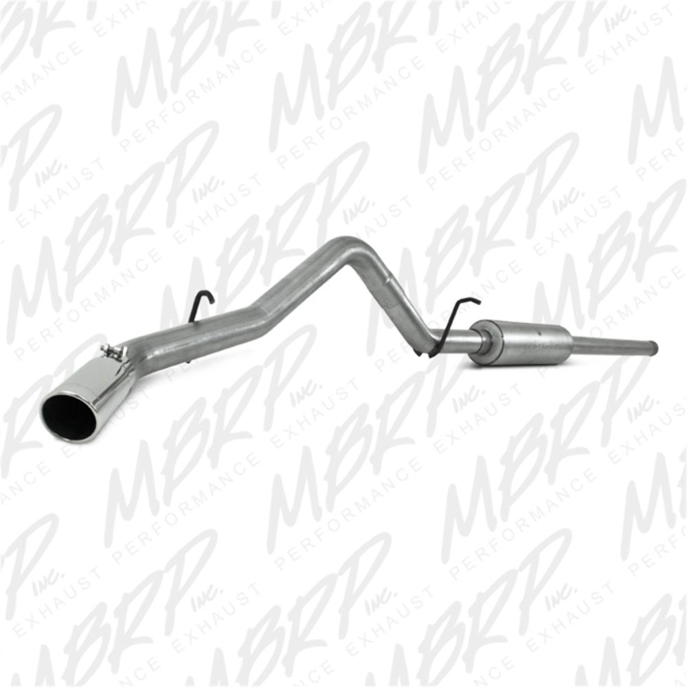 Fits 2010-2013 Chevrolet Silverado 1500 3in. Cat Back; Single Side; AL - S5054AL - Cat Back Exhaust Car Part People
