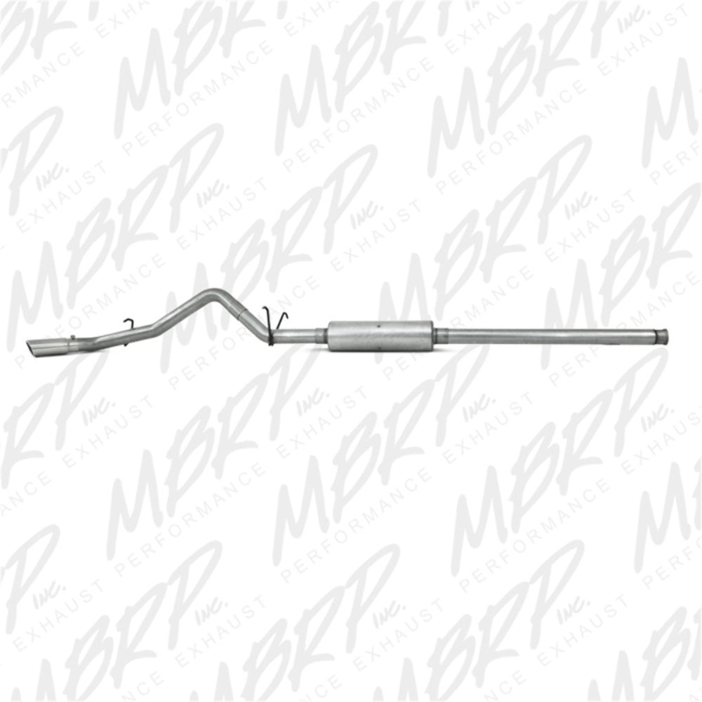 Fits 2010-2013 Chevrolet Silverado 1500 3in. Cat Back; Single Side; AL - S5054AL - Cat Back Exhaust Car Part People