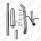 Fits 2010-2013 Chevrolet Silverado 1500 3in. Cat Back; Single Side; AL - S5054AL - Cat Back Exhaust Car Part People
