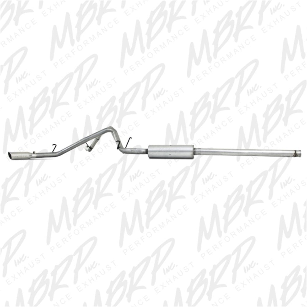 Fits 09-13 Chevrolet Silverado 1500 2 1/2" Cat Back; Dual Split Side; AL-S5056AL - Cat Back Exhaust Car Part People