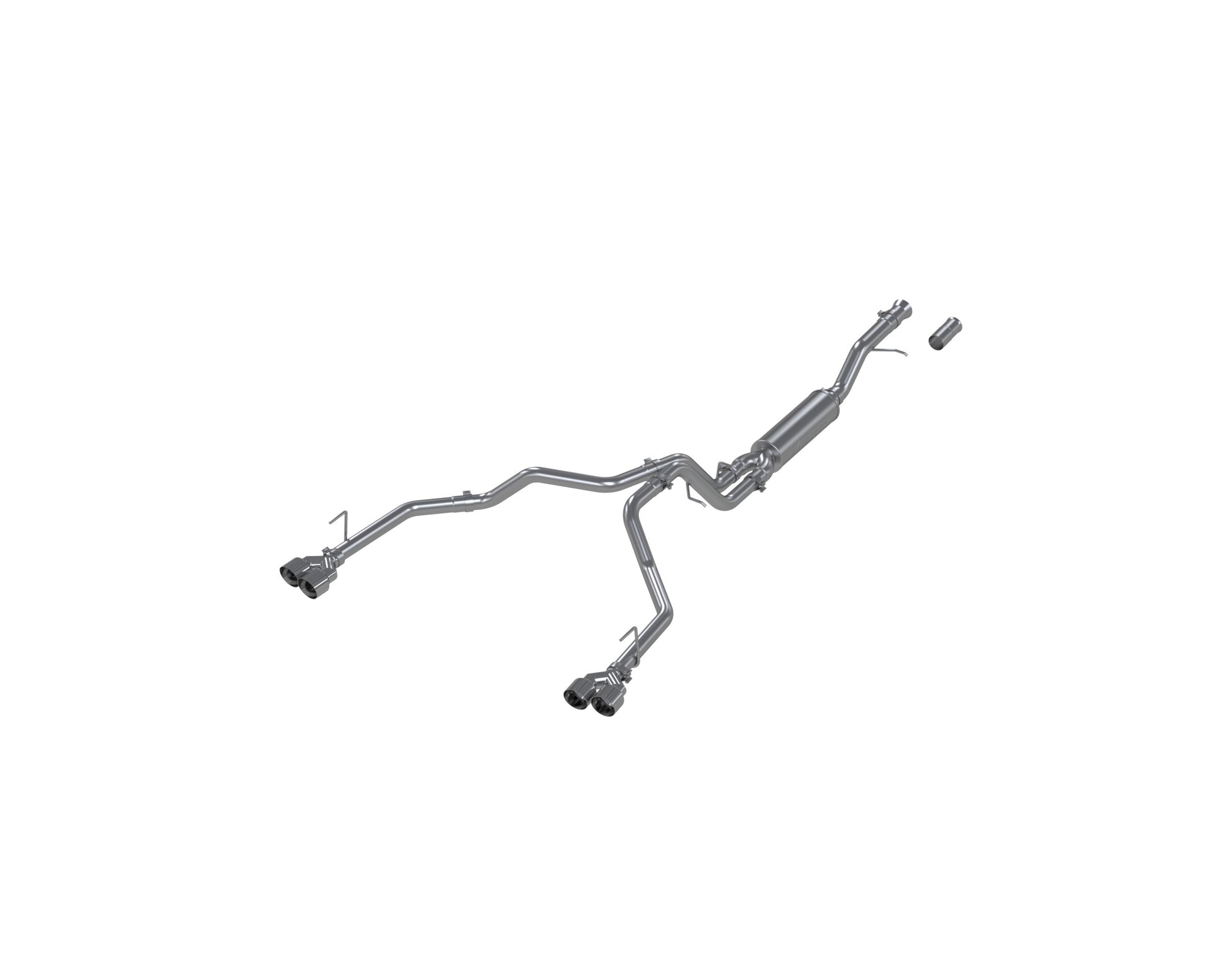 2021-2024 Chevrolet Tahoe High Country 3" Cat Back, 2.5" Dual Rear , AL S5057AL - Cat Back Exhaust Car Part People