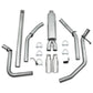 Fits 09-13 Chevrolet Silverado 1500 2 1/2" Cat Back; Dual Split Rear; AL-S5058AL - Cat Back Exhaust Car Part People