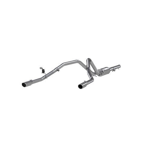 Fits 09-13 Chevrolet Silverado 1500 2 1/2" Cat Back; Dual Split Rear; AL-S5058AL