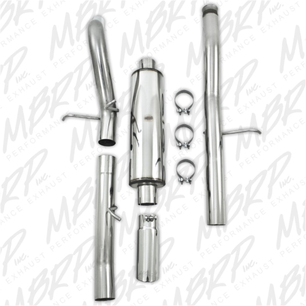 Fits 2009-2013 Chevrolet Avalanche 3in. Cat Back; Single Side; T409 - S5060409 - Cat Back Exhaust Car Part People