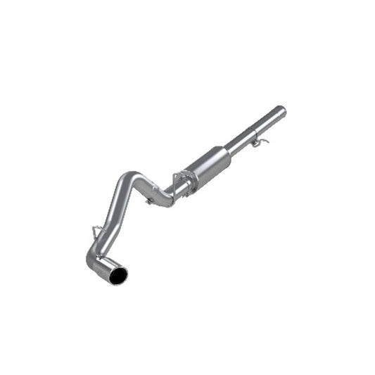Fits 2011-2013 Chevrolet Silverado 1500 3 1/2" Cat Back; Single Side; AL-S5070AL - Cat Back Exhaust Car Part People