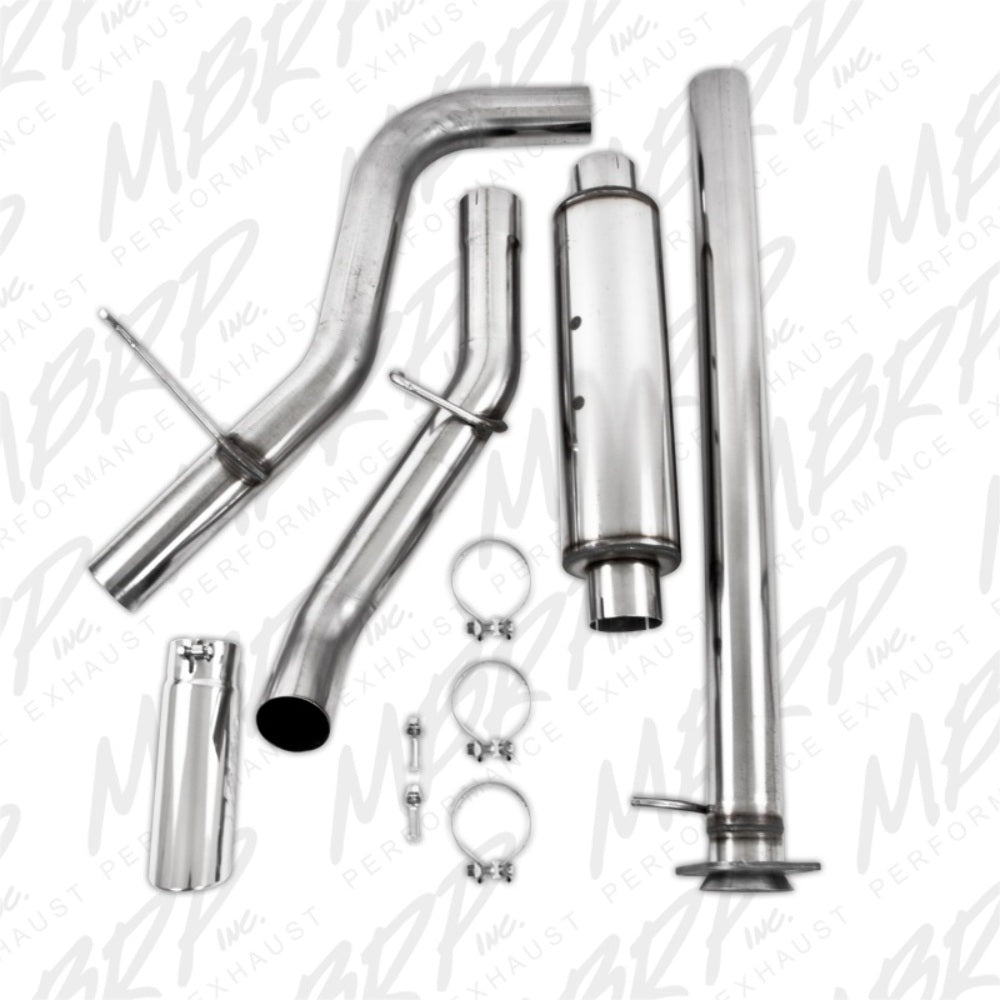 Fits 11-19 Chevrolet Silverado 2500 HD 3 1/2" Cat Back Single Side T409-S5076409 - Cat Back Exhaust Car Part People