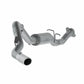 Fits 07-10 Chevrolet Silverado 2500 HD 3 1/2" Cat Back; Single Side; AL-S5078AL
