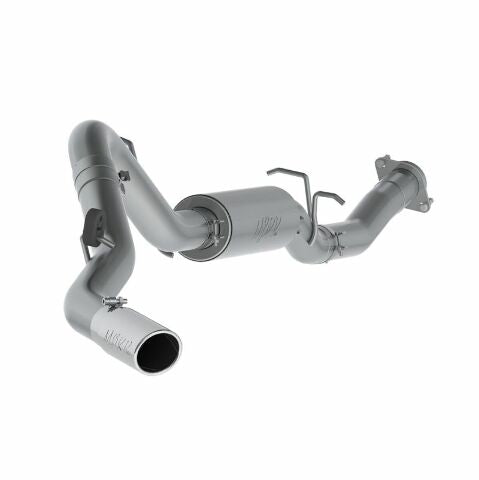 Fits 07-10 Chevrolet Silverado 2500 HD 3 1/2" Cat Back; Single Side; AL-S5078AL