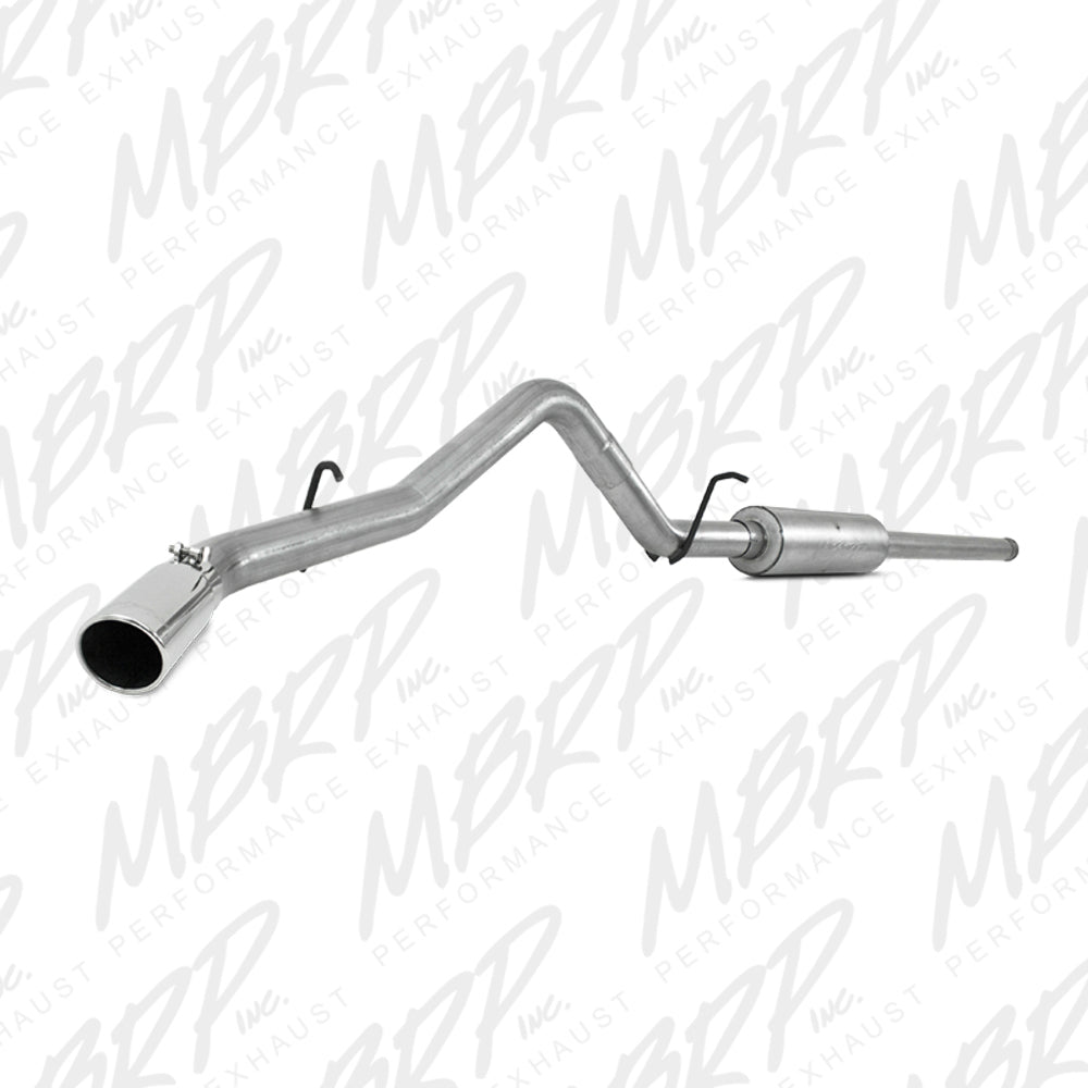 Fits 2014-18 Chevrolet Silverado 1500 3" Cat Back; Single Side Exit; AL-S5080AL - Cat Back Exhaust Car Part People