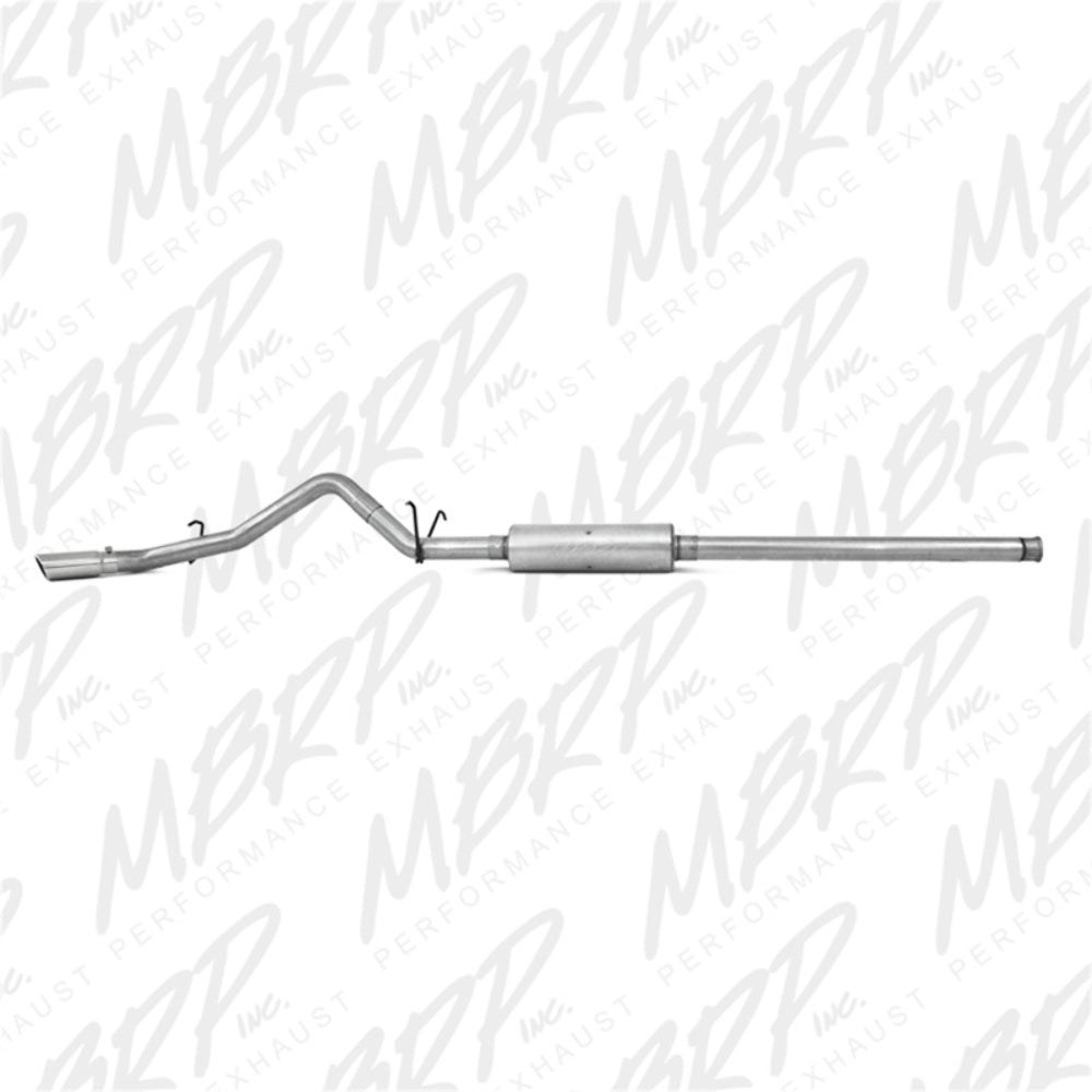 Fits 2014-18 Chevrolet Silverado 1500 3" Cat Back; Single Side Exit; AL-S5080AL - Cat Back Exhaust Car Part People