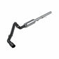 Fits 14-18 Chevrolet Silverado 1500 3" Cat Back Single Side Exit-Black-S5080BLK