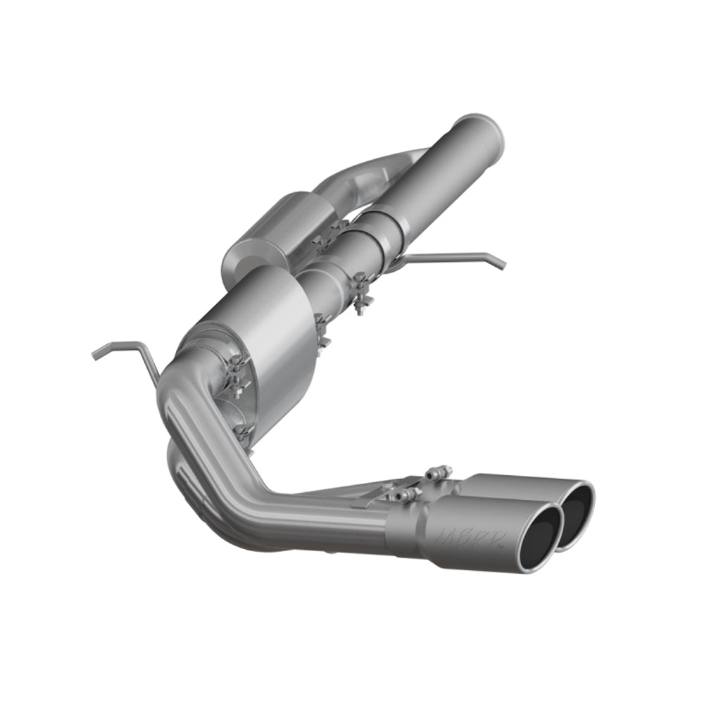Fits 09-18 Chevrolet Silverado 1500 3" Cat Back Pre-Axle Dual Outlet-S5081304 - Cat Back Exhaust Car Part People