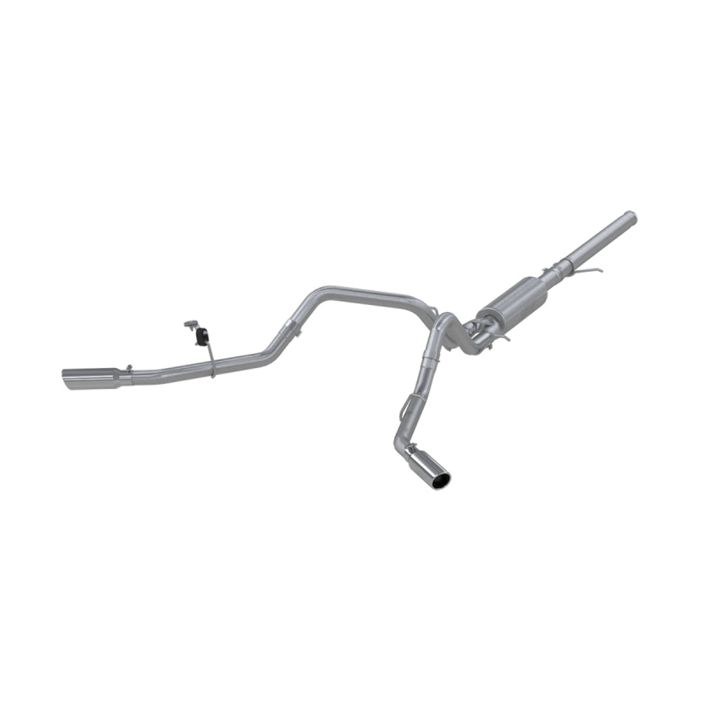 Fits 16-18 Chevrolet Silverado 1500 3" Cat Back; Dual Split Side; T409-S5082409 - Cat Back Exhaust Car Part People