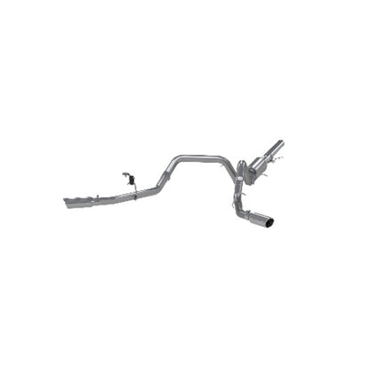 Fits 16-18 Chevrolet Silverado 1500 3" Cat Back; Dual Split Side; T409-S5082409